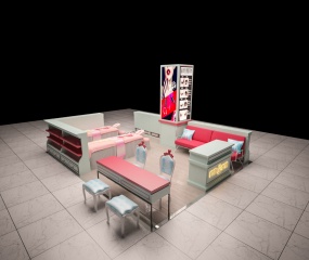 美甲店商场柜台模型